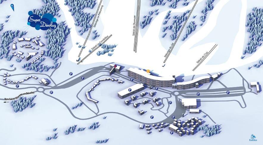 Au Pied Des Pistes Appart 4 Ou 5 Pers Superdevoluy Kültér fotó